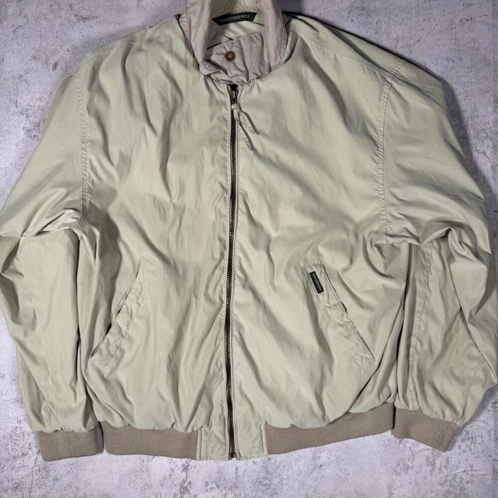 Weatherproof Men's Cream and Tan Jacket